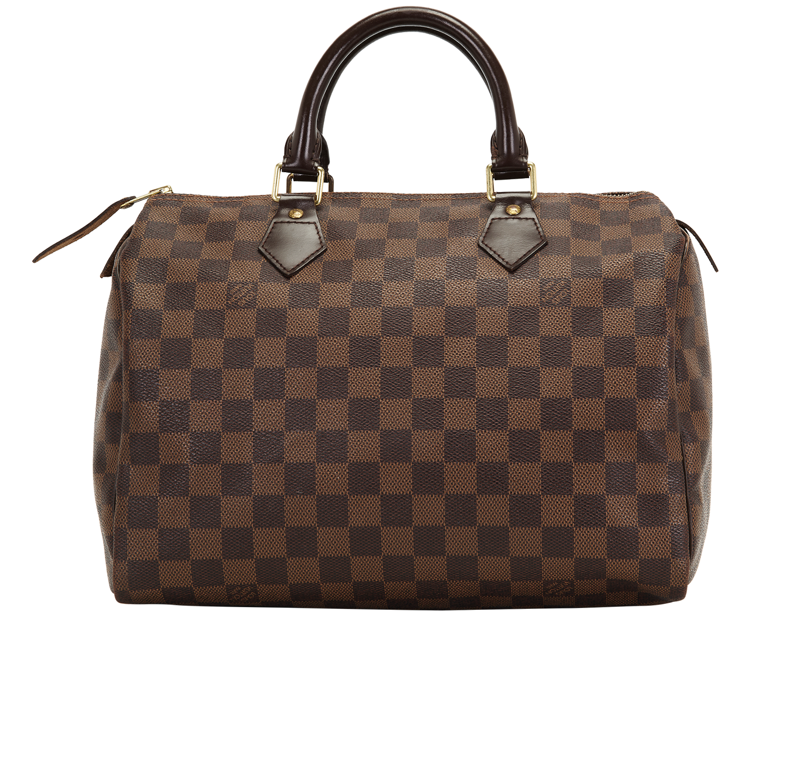 Speedy 30, &pound;750, Handbags, Brown, Canvas, Back view